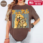 Custom Groovy Dog Name Shirt, Retro 70s Psychedelic Style