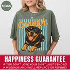 Custom Groovy Dog Name Shirt, Retro 70s Psychedelic Style
