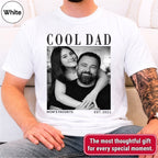 Cool Dad Custom Photo Shirt, Personalized Dad Gift from Daughter Son