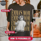 Custom Mom Bootleg Style Shirt With Child Photo