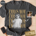 Custom Mom Bootleg Style Shirt With Child Photo