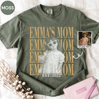 Custom Mom Bootleg Style Shirt With Child Photo