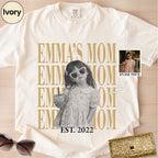 Custom Mom Bootleg Style Shirt With Child Photo