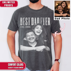 Best Dad Ever Custom Photo Shirt