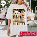 Custom Retro Polaroid Style Pet Photo Shirt