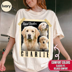 Custom Retro Polaroid Style Pet Photo Shirt