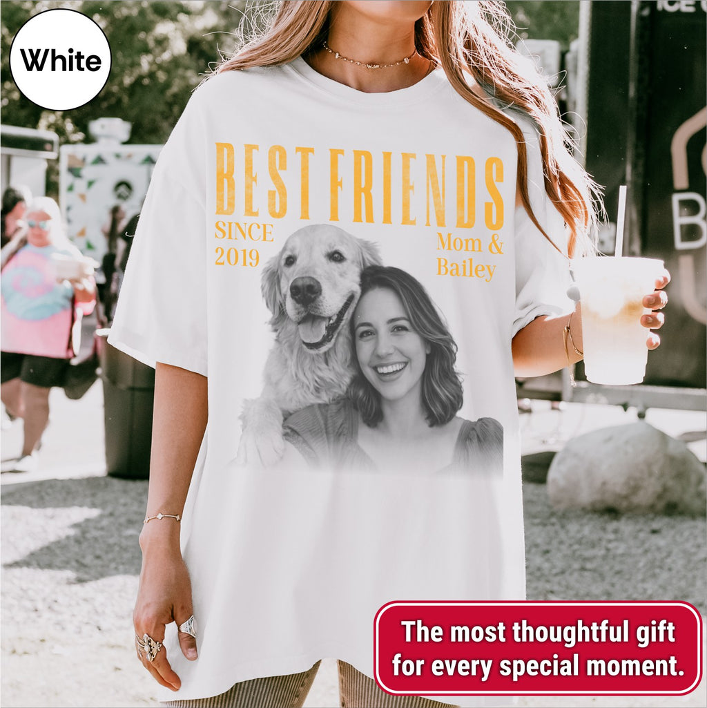 Custom Dog Photo Shirt for Dog Mom