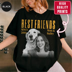 Custom Dog Photo Shirt for Dog Mom