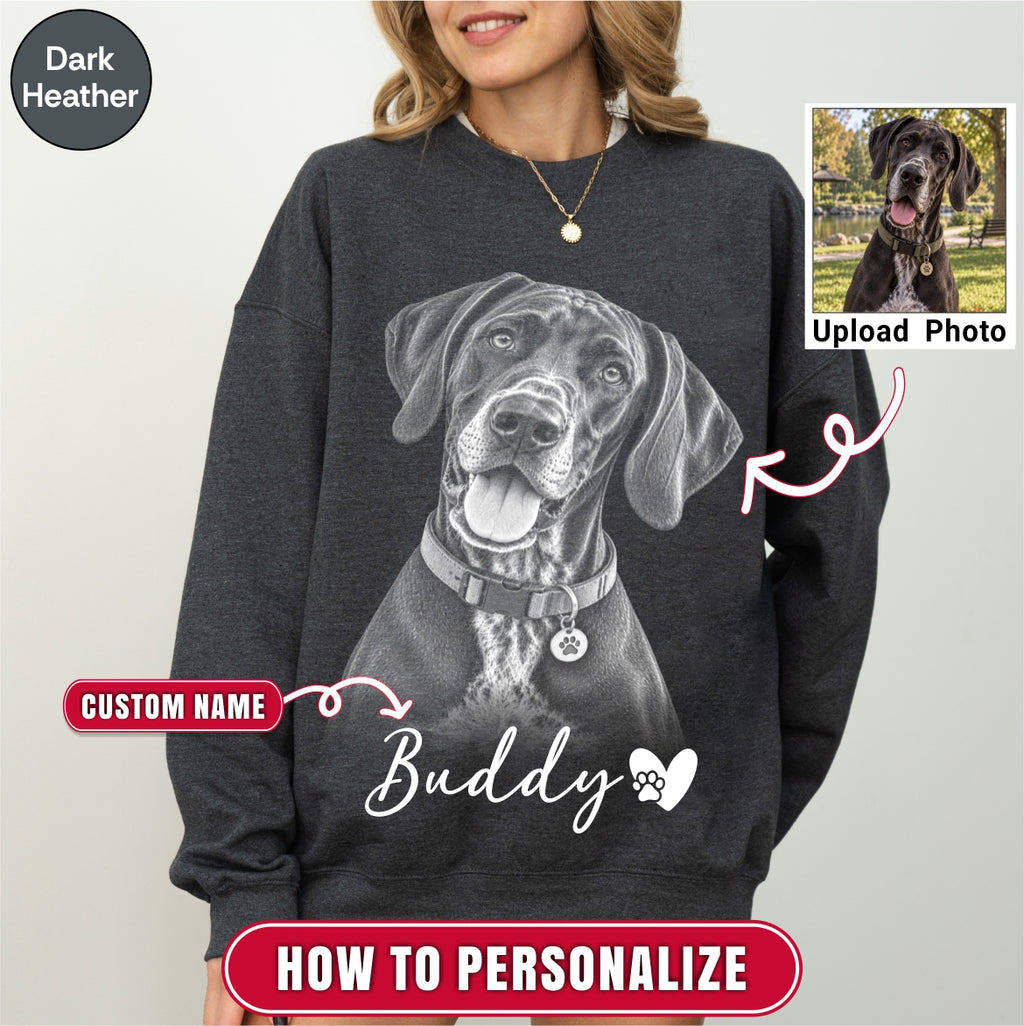 Custom Pet Photo Sweatshirt