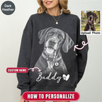 Custom Pet Photo Sweatshirt
