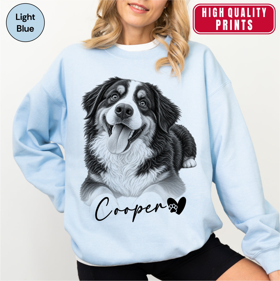 Custom Pet Photo Sweatshirt