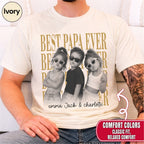 Custom Best Papa Ever Bootleg Style Shirt