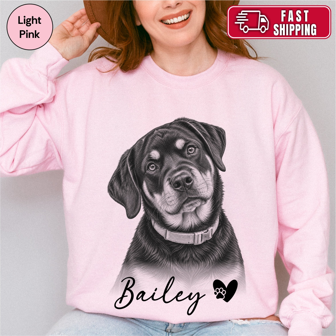 Custom Pet Photo Sweatshirt