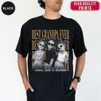 Custom Best Grandpa Ever Bootleg Style Shirt