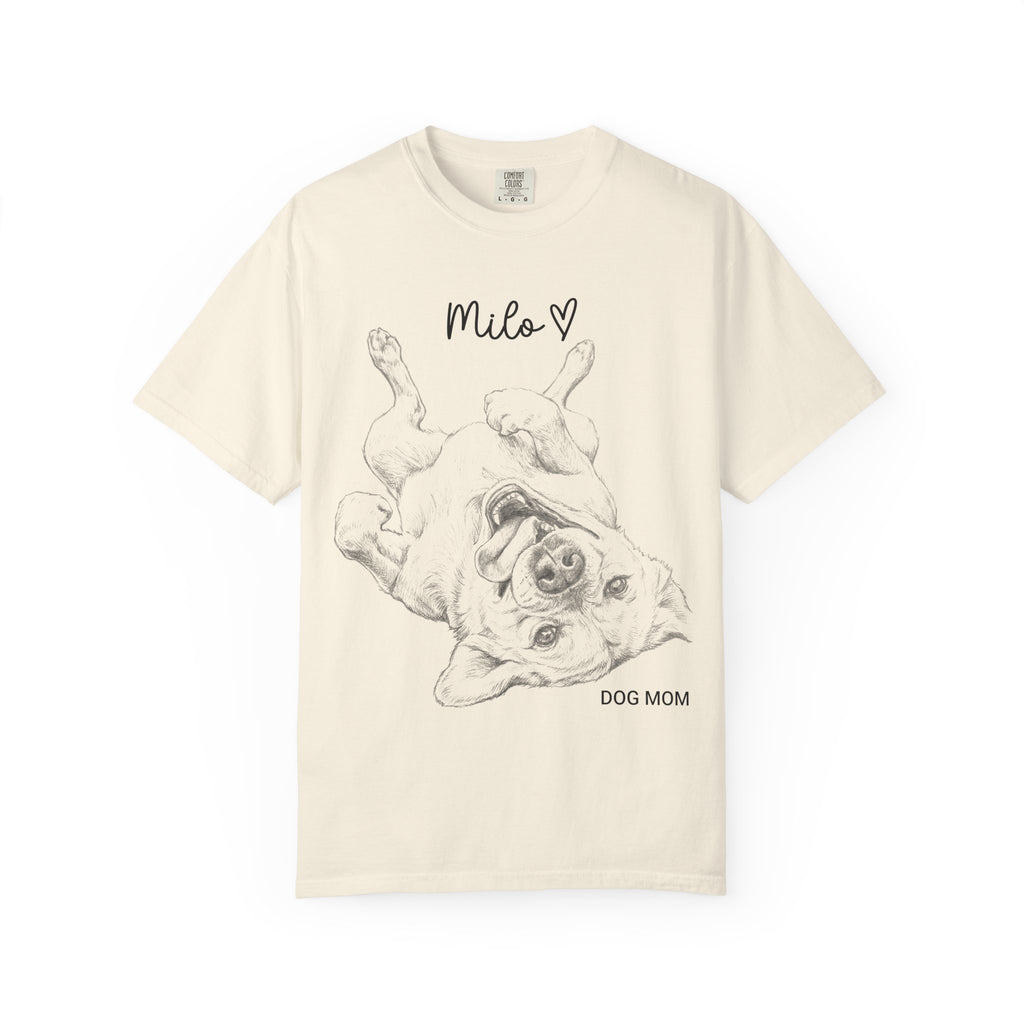 Custom Dog Drawing Shirt for Dog Mom