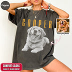 Custom Vintage 90s Dog Portrait Shirts, Bold Portrait Style