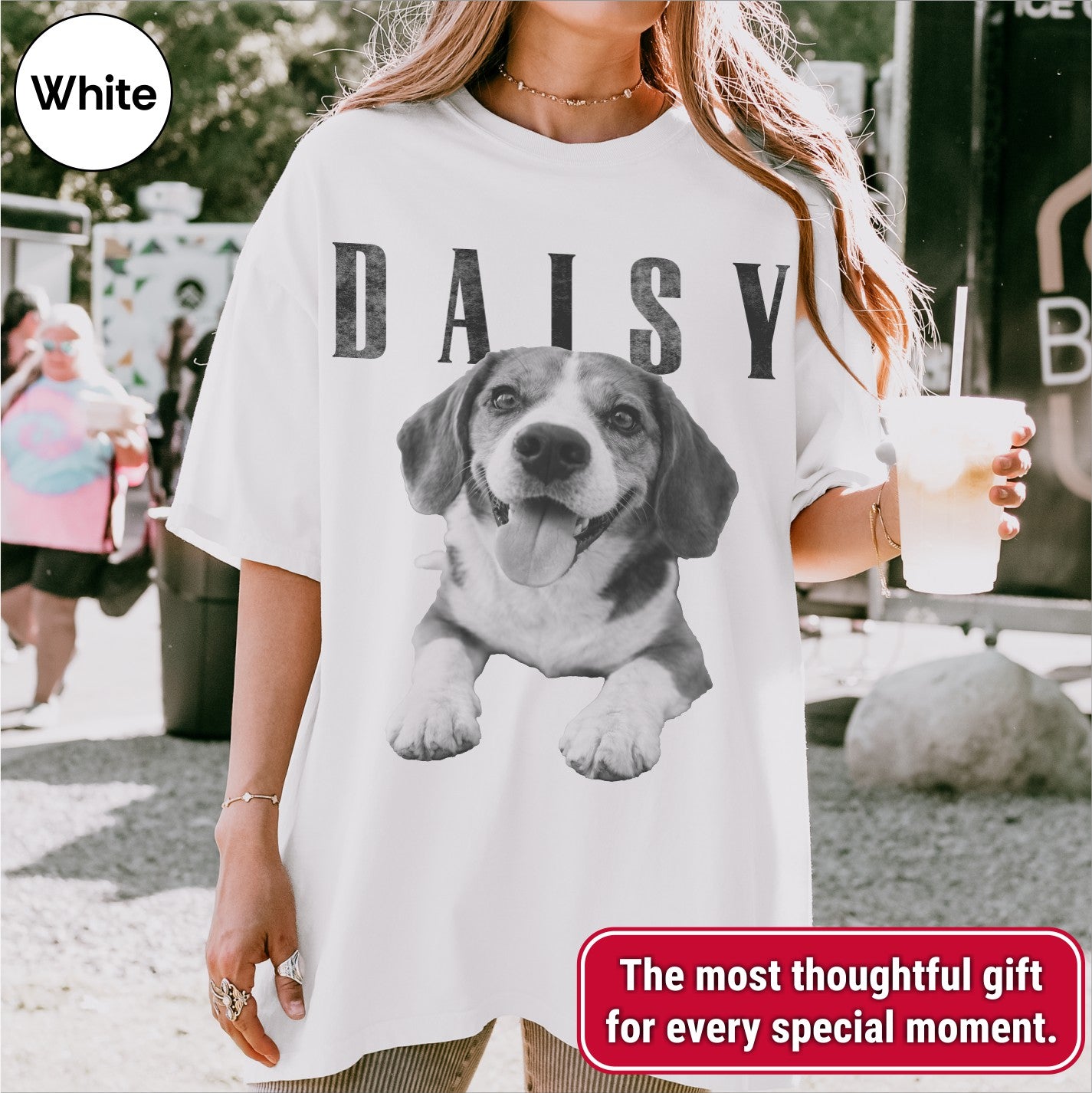Custom Vintage 90s Dog Portrait Shirts, Bold Portrait Style