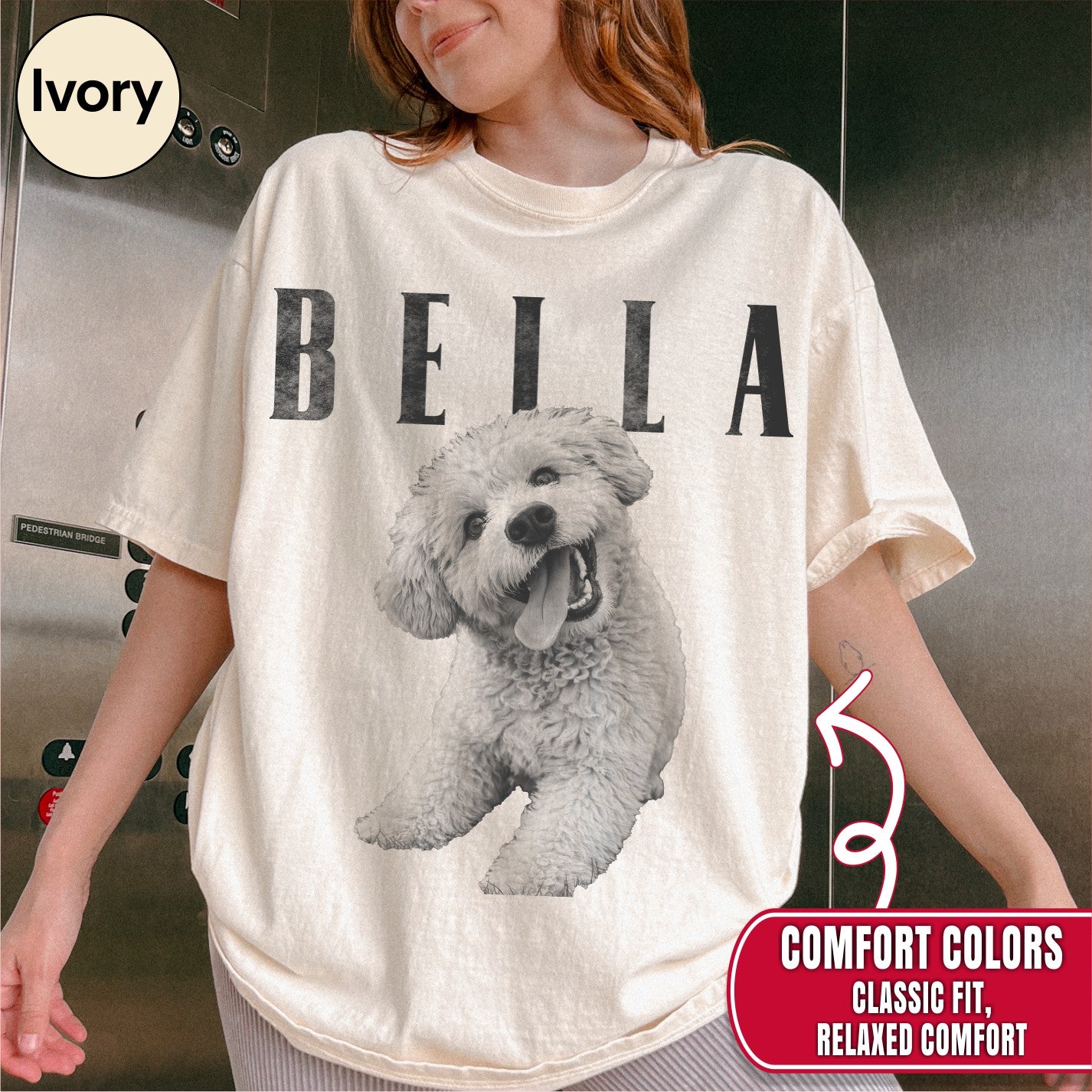 Custom Vintage 90s Dog Portrait Shirts, Bold Portrait Style