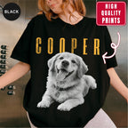 Custom Vintage 90s Dog Portrait Shirts, Bold Portrait Style