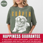 Custom Vintage 90s Dog Portrait Shirts, Bold Portrait Style