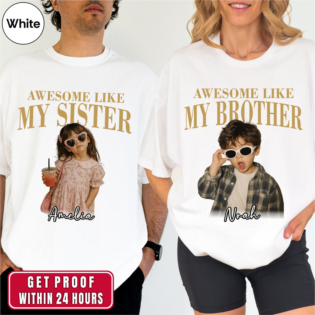 Awesome Like My Daughter Custom Mom Dad Shirt