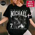 Senior Baseball Mom Custom Photo Shirt