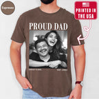 Custom Photo Proud Dad Shirt, Personalized Dad Gift from Daughter