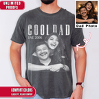Custom Photo Cool Dad Est Year Shirt