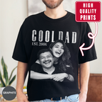 New Dad Est 2026 Shirt - Custom Dad Photo Tshirt