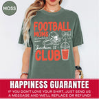 Custom Football Mom Club Shirt, Retro Football Doodle Style