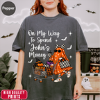 Personalized Funny Wife Halloween Shopping Humor Shirts