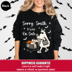 Personalized Sorry Custom Name It Was On Sale Halloween Sweatshirt