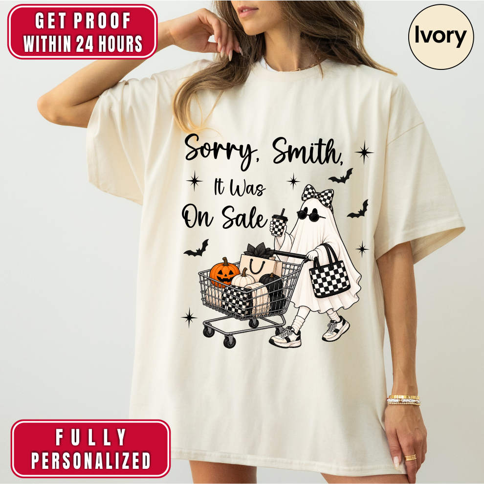 Personalized Funny Shopping Ghost Shirt