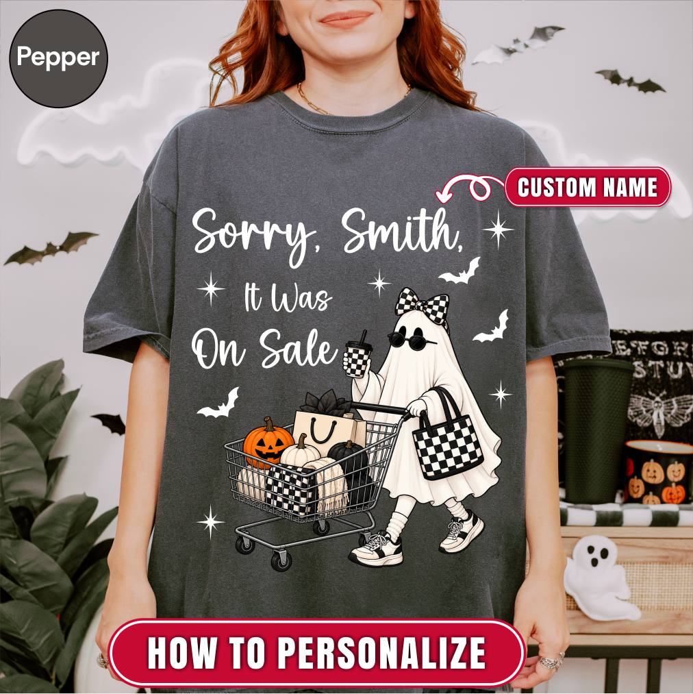Personalized Funny Shopping Ghost Shirt