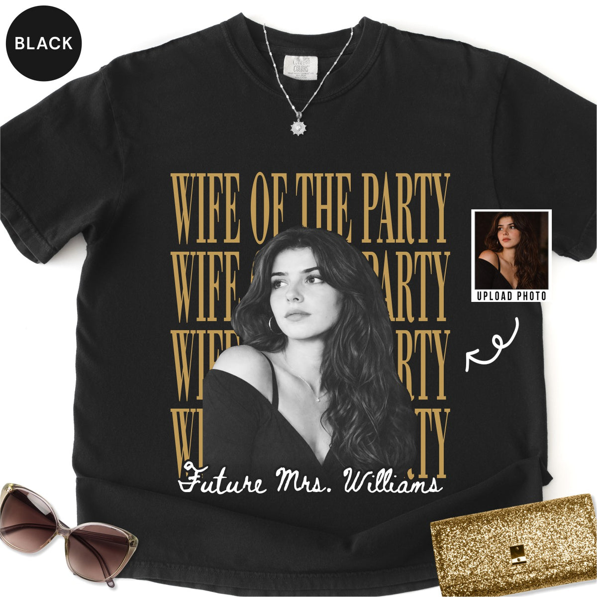 Custom Wife of the Party Bootleg Style Shirt