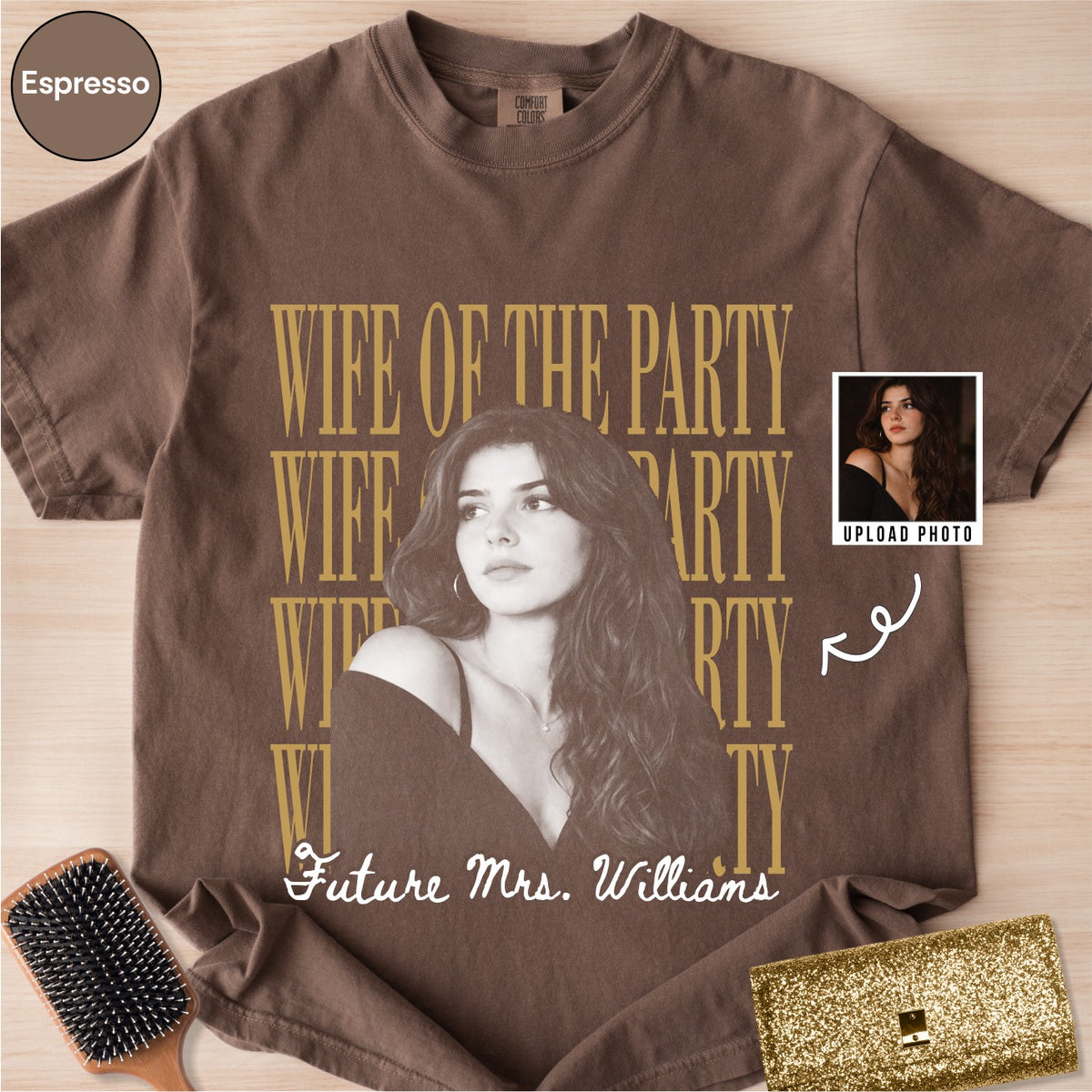 Custom Wife of the Party Bootleg Style Shirt