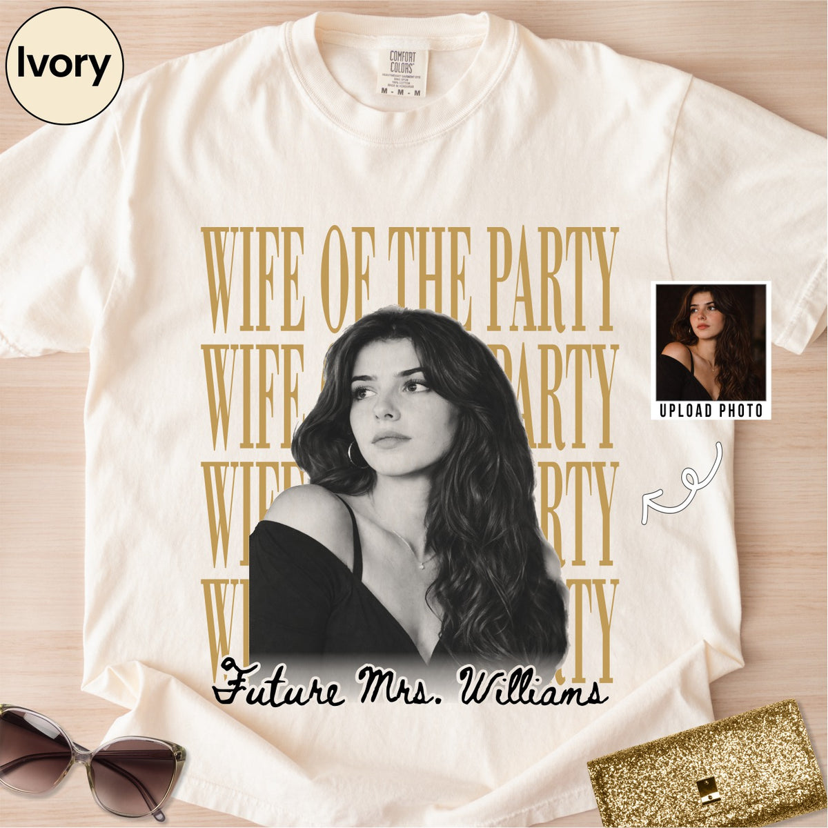 Custom Wife of the Party Bootleg Style Shirt