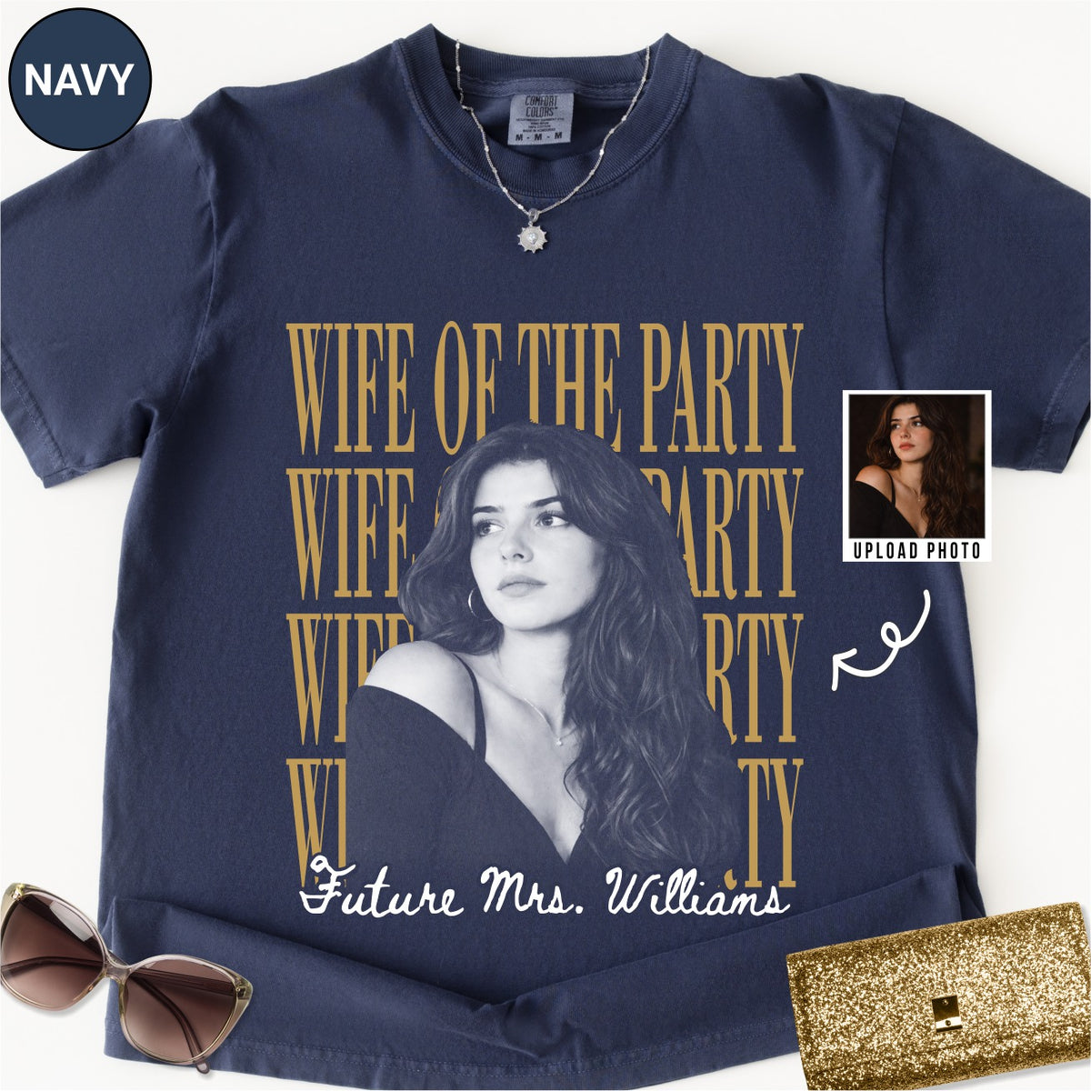 Custom Wife of the Party Bootleg Style Shirt