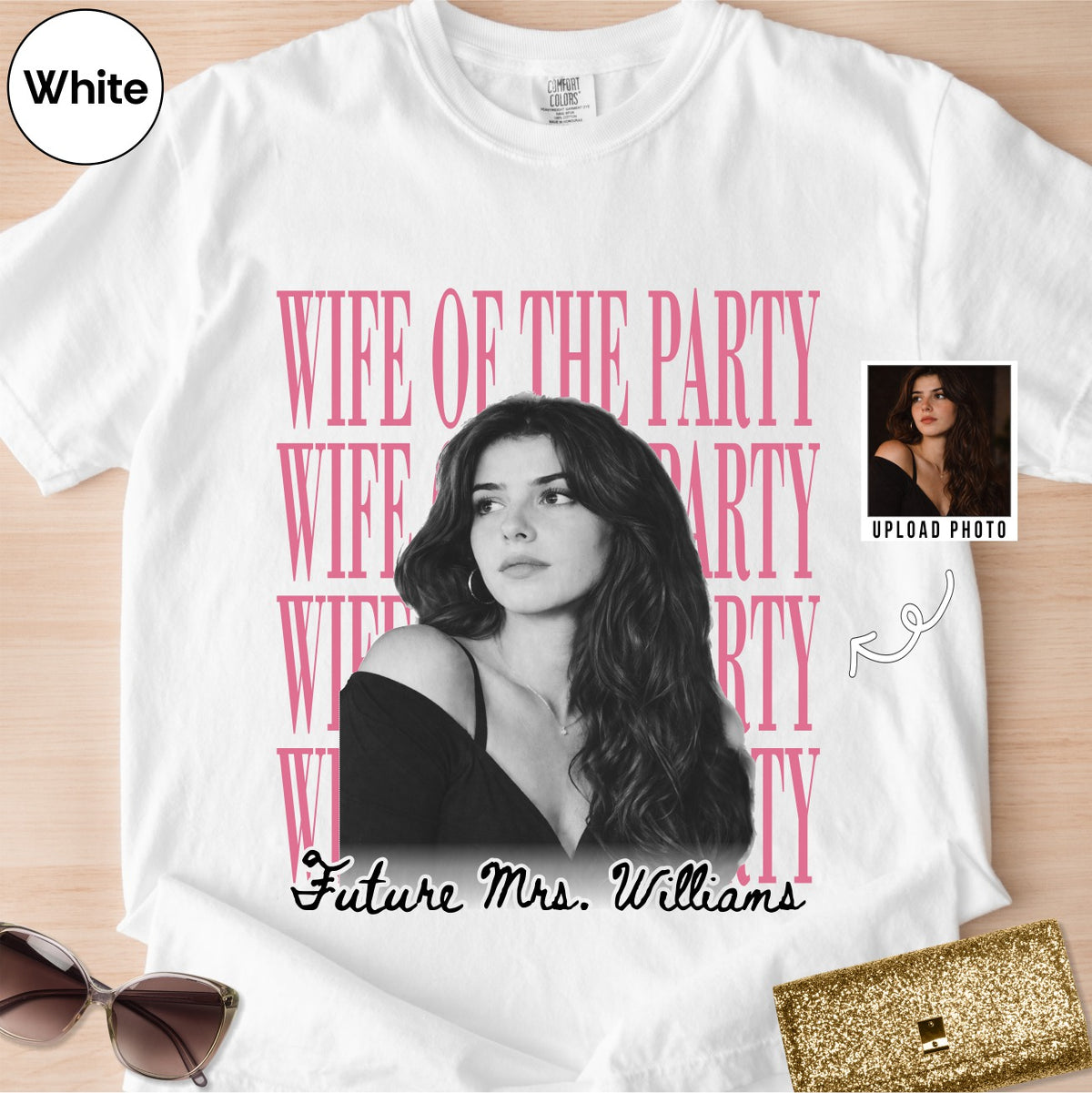 Custom Wife of the Party Bootleg Style Shirt