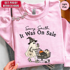 Personalized Funny Shopping Ghost Halloween Sweatshirt