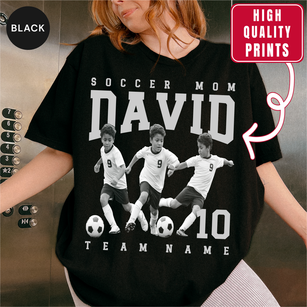 Soccer Mom Custom Photo Shirt
