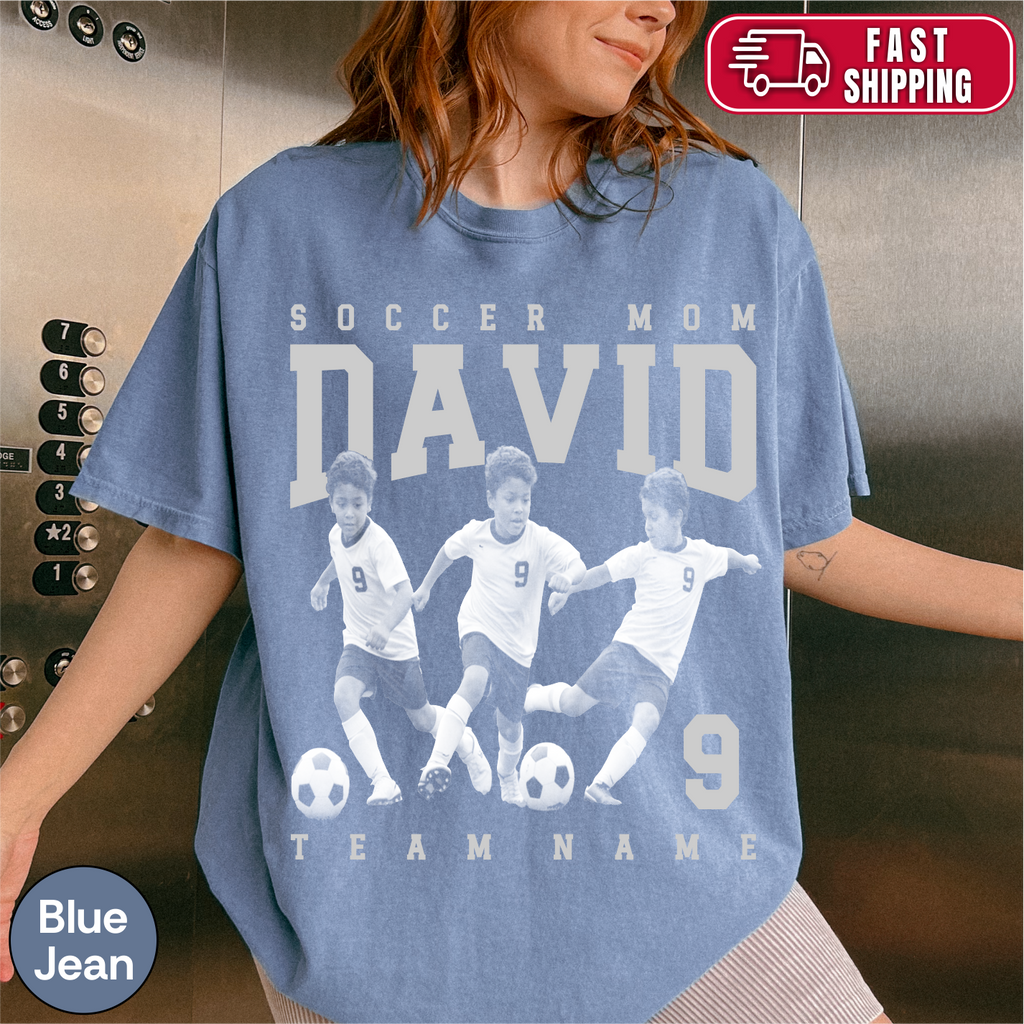 Soccer Mom Custom Photo Shirt