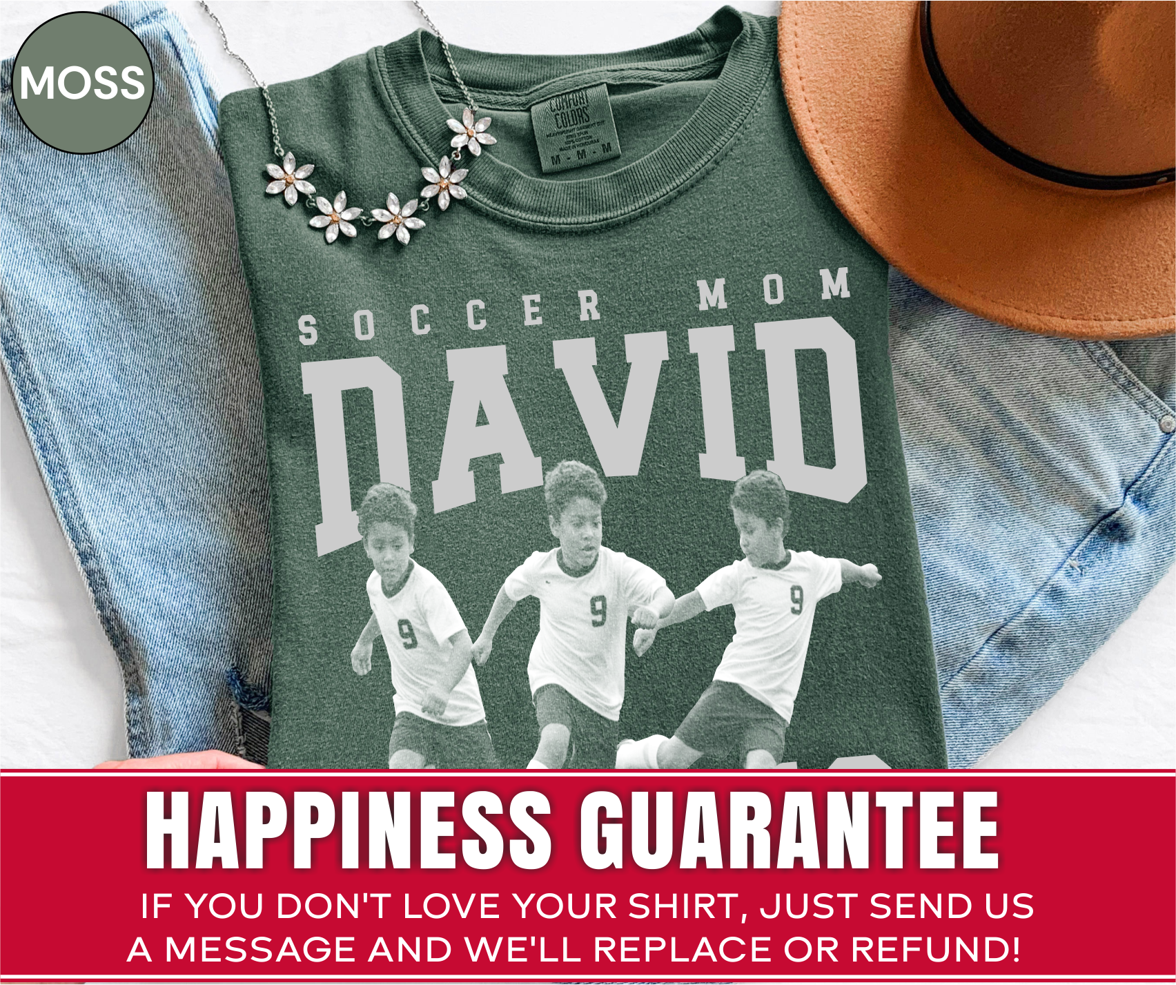 Soccer Mom Custom Photo Shirt
