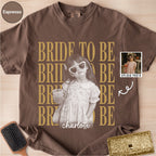 Custom Bride To Be Bootleg Style Shirt