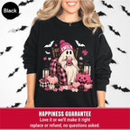 Personalized Cute Ghost Coffee Name Sweatshirt