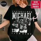 Football Mom Custom Photo Shirt