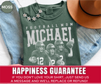 Football Mom Custom Photo Shirt