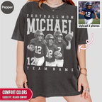 Football Mom Custom Photo Shirt
