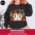 Personalized Hubby Wifey Halloween Couple Sweatshirt