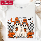 Personalized Hubby Wifey Halloween Couple Sweatshirt